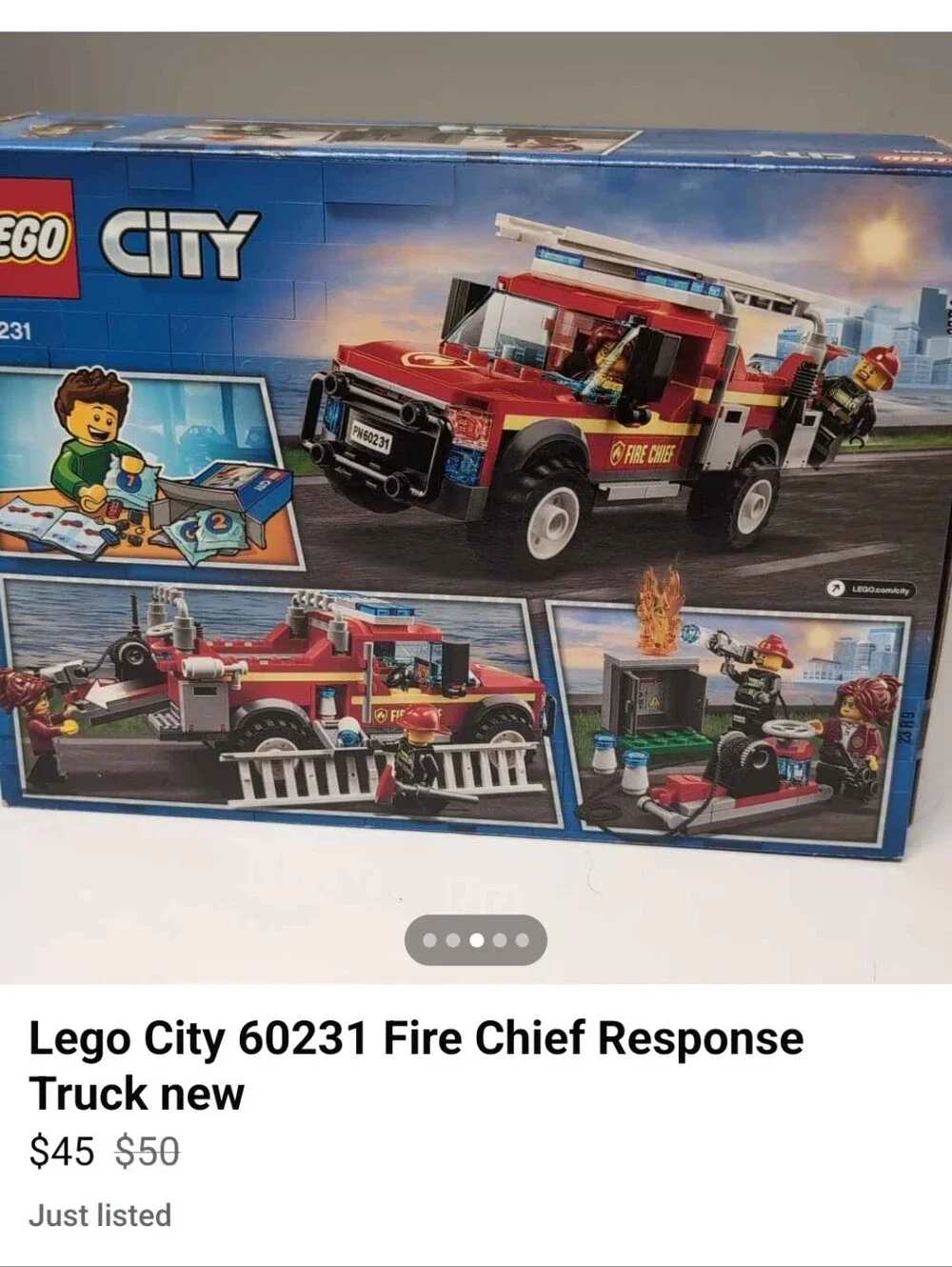 Lego Fire Chief Response Truck #60231 NIB